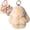 Beige, variant on Bunny Lulu Keychain with Tin Adorable Soft Bunny Pompom Charm for Girls & Women