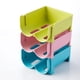 thumbnail image 4 of Cesta de almacenamiento de refrigerador, organizador de bebidas, caja de cocina, diseño de 2 niveles, metal resistente, fácil de limpiar, para cocina, hogar, cocina moderna, organizador de, 4 of 8