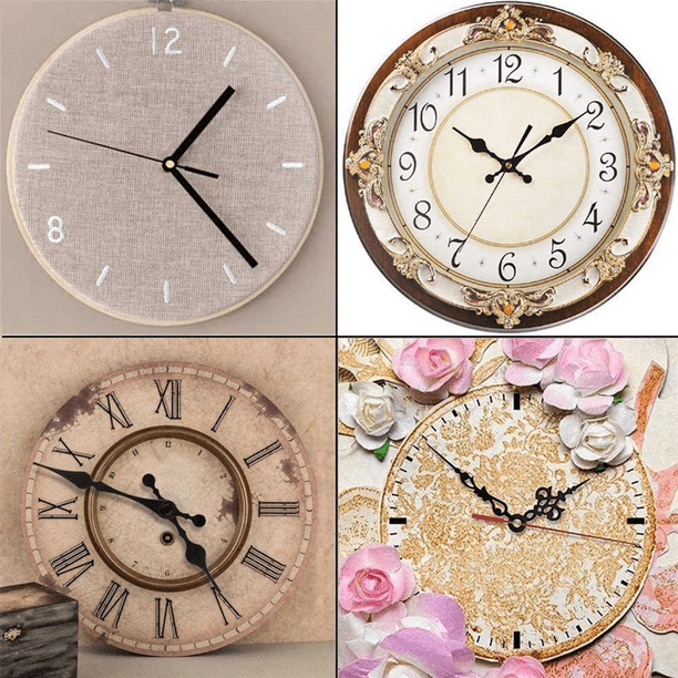 10 Pièces Accessoires Mouvement Horloge Murale - Doré Métal - Pour Réparation