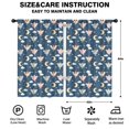 thumbnail image 2 of Blackout Kids Curtains,Dark Blue Fairy Moon Princess Pattern Childrens Insulated Curtains Set Of 2,Bedroom Essentials,Toddler Room Decor 52"x84", 2 of 5