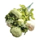 thumbnail image 1 of Kearding Flores falsas realistas de seda de amplia aplicación y elegantes flores artificiales de peonías. Flores artificiales Blanco + Verde, 1 of 6