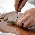 thumbnail image 4 of Cuchillo de línea de camarón de acero inoxidable, limpieza de pescado, langosta, cuchillo de corte de camarones, pelador, herramienta práctica para mariscos, 4 of 5