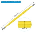 thumbnail image 2 of Uxcell 3" x 4 FT Lift Strap 2 Ply 6613lbs Capacity Webbing Lifting Moving Straps for Rigging Hoisting, 4 Pack Yellow, 2 of 7