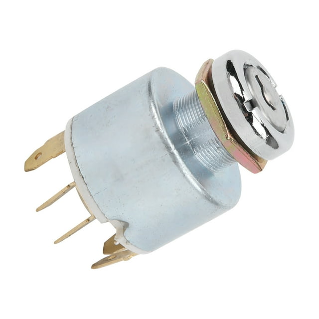 Ignition Switch, Metal Ignition Lock Cylinder 12V Universal with 2 Keys for Boat Replacement for SPB501 for Car for Motorcycle