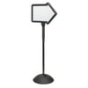Write Way® Directional Sign, Black