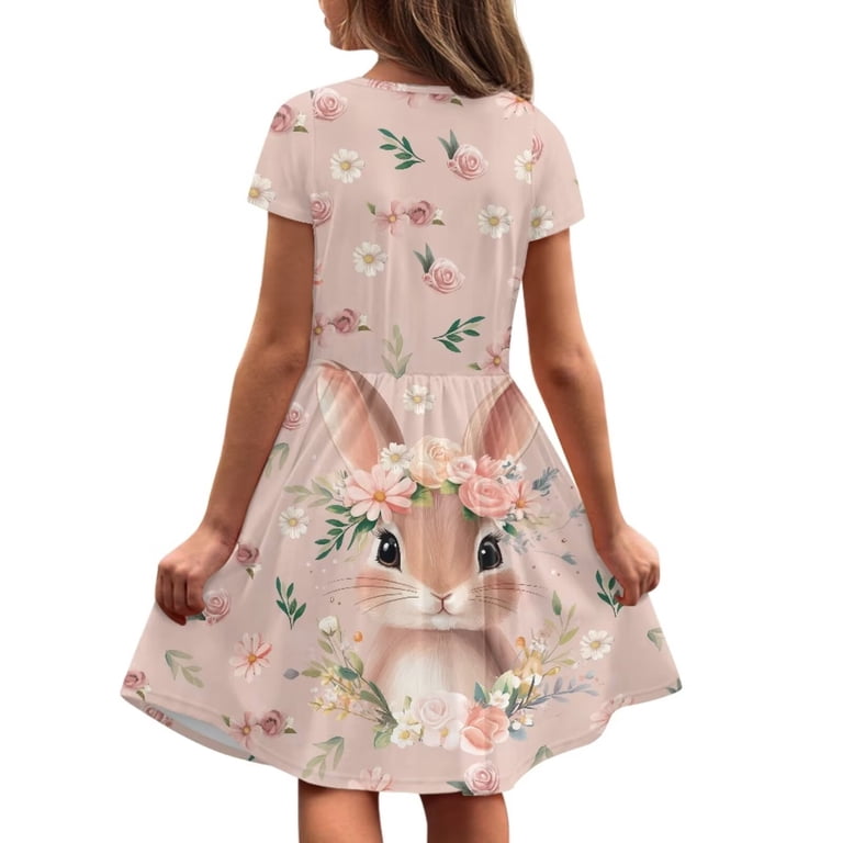 cute short sleeve dresses Summer Arrival Baby Kids Girls Cute Short Sleeves Argyle Floral Dress –  MyKids-USA®