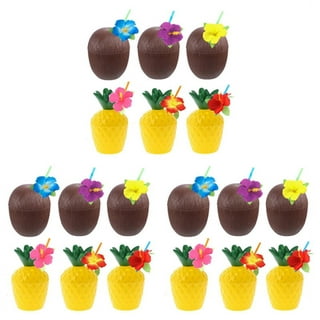 ArtCreativity Plastic Coconut Cups, Set of 4, Coconut Party Cups with · Art  Creativity