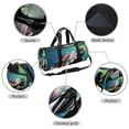 thumbnail image 2 of Turtle Swim Bag, Luggage Bag, Duffle Bag, Shoe Bag - 17.7" Sports Bag with Interior Zipper Pocket and Large Capacity, 2 of 6