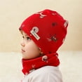 thumbnail image 2 of Gaexia Toddler Winter Hat,Double Layer Winter Hat and Neck Warmer Combo for Kids Windproof Thermal Ear Scarf Set, 2 of 6