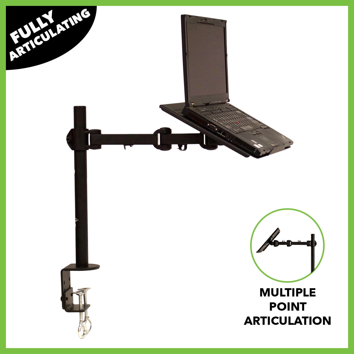 NavePoint Laptop Notebook CClamp Desk Stand Mount With Fully