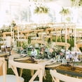 thumbnail image 4 of 24 Pack Table Number Holder Wedding Table Name Card Holder Memo Note Photo Stand (Black), 4 of 5