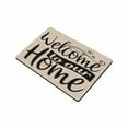thumbnail image 3 of Door Mat Durable Welcome Mats Outdoor Indoor Non-Slip Doormat for Entryway Low-Profile Floor Mat for Yard, Garage, High Traffic Areas 24X16 Inches 30X18 Inches, 3 of 5