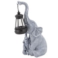 thumbnail image 1 of Solar Elephant Light Decor, Exquisite Weather Resistant Elephant Statue Solar Lantern  for Yard, 1 of 7