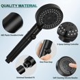 Water Saving High Pressure Shower Head 6 Modes Adjustable Bathroom
