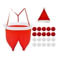 thumbnail image 2 of Santa Pants Juego Navideño de Lanzamiento de Bolas con Pantalón y Sombrero de Poliéster para Actividad Divertida en Fiestas Adecuado para Reuniones Familiares y Celebraciones Navideñas, 2 of 9