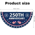 thumbnail image 5 of USA Flags Semi-Circular 250th Anniversary, 4th of July Patriotic Decorations Outdoor, Half Round US Flag for Front Porch, Wall Hanging for Home Decor, 5 of 8