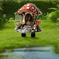 thumbnail image 5 of Clearance!Dreamy Mushrooms House 2D Flat Garden Pile Outdoor Courtyard Pile Scene Decoration Props, 5 of 9