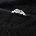 thumbnail image 6 of Superior Egyptian Cotton Absorbent Black Bath Towel Set of 4, 6 of 13