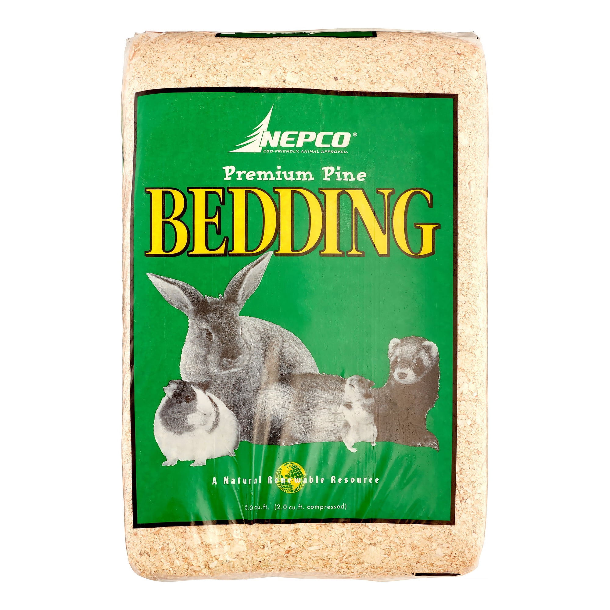 Nepco Northeastern Premium Pine Pet Bedding for Hamsters and other Small Pets, 4 Cubic Feet