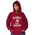 thumbnail image 3 of Corgi Mom Dog Pet Parent Fur Mama Women Plus Size Hoodie Brisco Brands 3X, 3 of 5