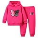 thumbnail image 1 of Odeerbi 2-16 Años Niñas Conjuntos Estampados Sudaderas Con Capucha Pantalones Dos Piezas Conjunto Sudadera Fina, 1 of 3
