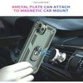 thumbnail image 4 of Étui iPhone 11 Pro, TPU Souple et PC Dur Antichoc Armure Robuste Grade Militaire Couverture Protectrice, avec Métal 360°, 4 of 5