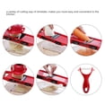 thumbnail image 4 of Bewildely Juego de rebanadoras de mandolina multifuncional, herramienta de cocina Manual, rallador, cuchillas intercambiables convenientes Cocina y Comedor Bewildely HA014578-00, 4 of 6