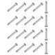thumbnail image 1 of Uxcell Paquete de 20 Pasadores de Clevis de un Solo Agujero, M4 x 25mm Pasadores de Clevis de Cabeza Plana de Acero Inoxidable 304, 1 of 1