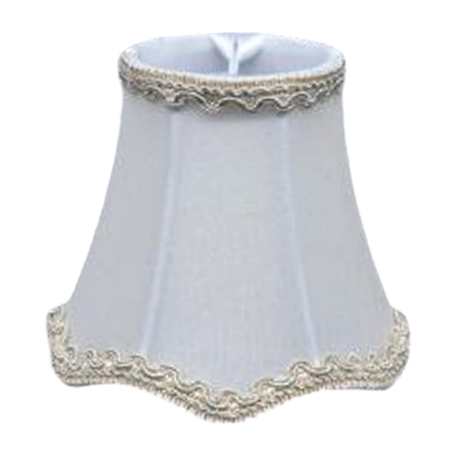 koolsoo Cloth Chandelier Lamp Shade Elegant Accessory Simple Assembly Clip on A