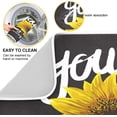 thumbnail image 2 of GZHJMY You are My Sunflower Quotes Dish Drying Mat, Absorbent Microfiber Dishes Drainer Mats for Kitchen Counter Large Size 18 x 24 Inch, Coffee Mat, 2 of 7
