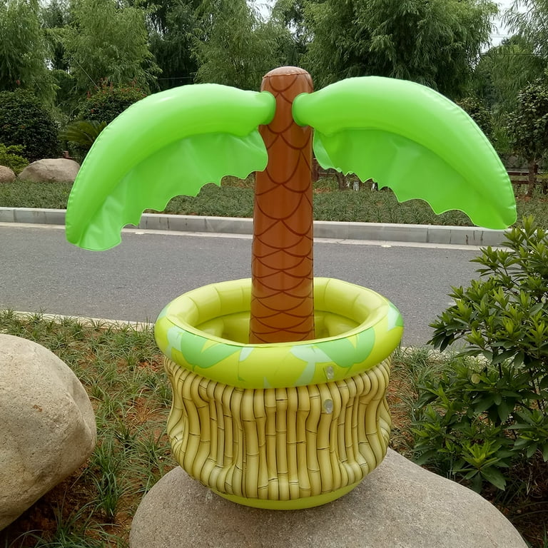 YUNAFFT Inflatable Palm Tree Cooler, Drink Holder for Pool Palm