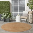 thumbnail image 5 of Nourison Essentials Indoor/Outdoor Rust 6' x Round Area Rug (6 Round), 5 of 9