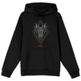 thumbnail image 6 of House of the Dragon Blue Dragon Head Men's Black Hoodie-5XLB, 6 of 7