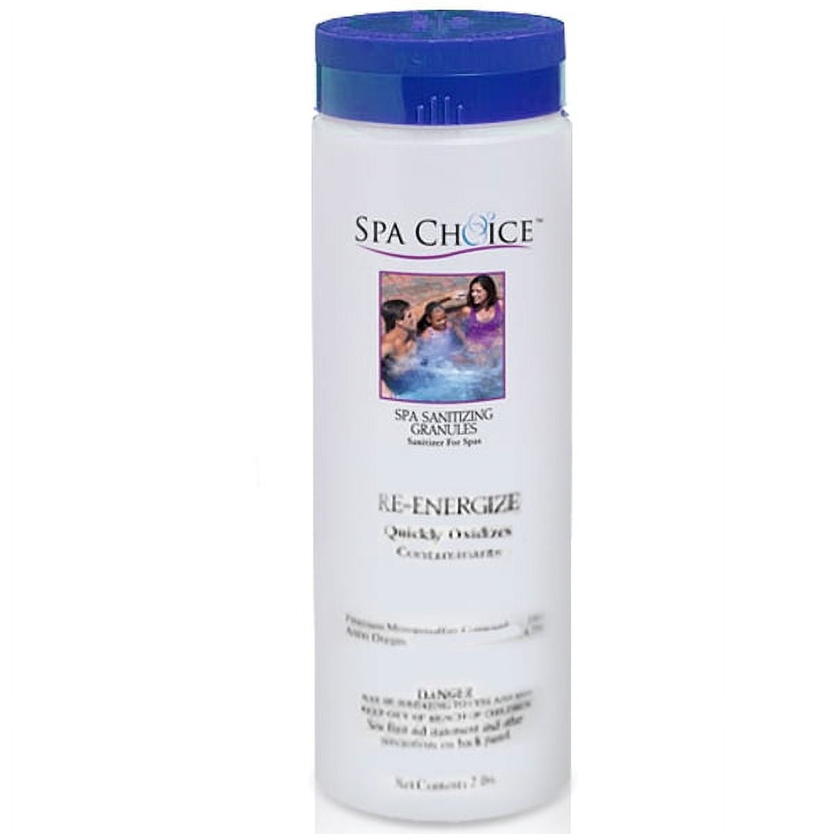 Spa Choice ReEnergize Spa & Hot Tub Non-Chlorine Shock Oxidizer - 4 x 2 Lbs.