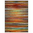 thumbnail image 2 of Handcraft Rugs Modern Abstract Geometric Stripe Pattern Accent Area Rugs, 5' x 7', 2 of 10