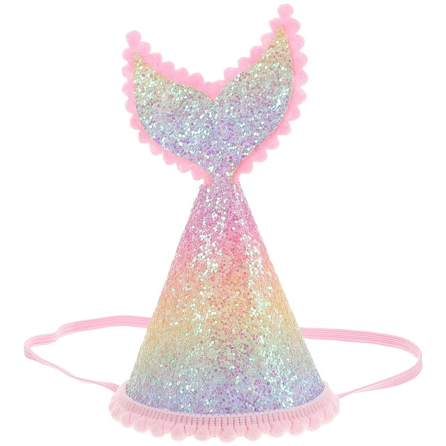 KAKOWELY Sombreros de recuerdo para fiesta de sirena, coronas para fiesta de cumpleaños de sirena, diademas para niñas, decoraciones submarinas, artículos de recuerdo.