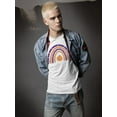 thumbnail image 2 of Halloween Rainbow W Pumpkin T-Shirt Men -Image by Shutterstock, Male Medium, 2 of 4