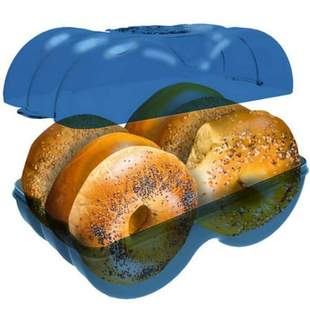 Bagel Fresh Container - 6 Fresh Bagel Keeper & Airtight (Best Store Bought Bagels)