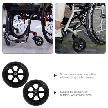 HOODANCOS 2pcs 7" Wheelchair Front Wheel Replacement Parts Popular