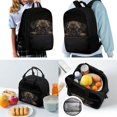 thumbnail image 2 of Jeiento Pug 4Pcs Boys Backpack with Lunch Box Set 5-7 7-10 10-12 Kids School Bag Elementary Middle School Bookbag Lunch Bag Pencil Case Water Bottle Holder Black Back Pack Purse Satchel, 2 of 7