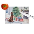 thumbnail image 2 of Irish Setter Cozy Christmas Glass Cutting Board Large 12 in x 15 in, 2 of 5