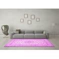 thumbnail image 3 of Ahgly Company Indoor Rectangle Medallion Pink Traditional Area Rugs, 8' x 10', 3 of 4