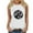 White, variant on Long Skirts for Women Summer, Women's Summer Casual Printing Loose Round Neck Sleeveless