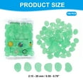 thumbnail image 2 of Uxcell Glowing Stones, 100 Pcs Glow in the Dark Rocks for Indoor Outdoor Fish Tank Decorations Cyan, 2 of 7