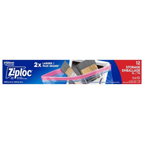 Ziploc Storage Bags, Extra Large
