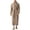 Khaki, variant on Bathrobe Solid Color Casual Home Indoor Large Long Sleeve Mens, Sleepwear Men's Robe Khaki