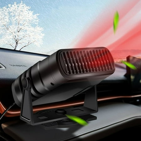

High-Power Car Office Space Heater Heater Defroster Car Heater Car Outdoor Heater Fan Heater 24V Fast Heating Demister 200W Small Space Heaters For Indoor Use High-Power 2 Gears 360 ° Angle Adjustment