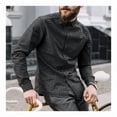 thumbnail image 4 of Camisa George para Hombre, Manga Larga Gris Talla CH., 4 of 4