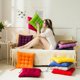 thumbnail image 2 of Cojines para silla/sillón Jardín, hogar, cojines acolchados Morado, 2 of 5