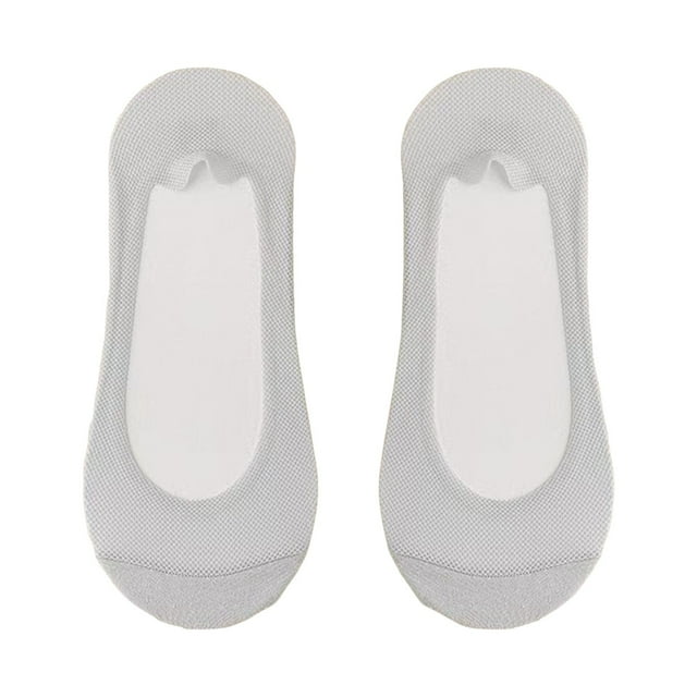 GDREDA Sock Slippers for Home Use—Breathable Loafer Liner Slippers Hidden Non- Sock Slippers for Everyday Comfort and Versatility Light Gray,One Size